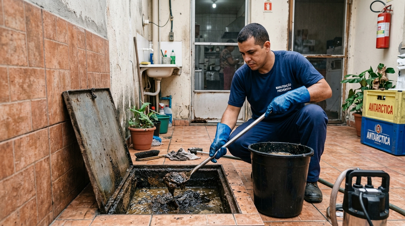 Limpeza de Caixa de Gordura perto de mim em Campina Grande‑PB